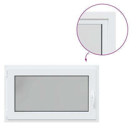 Okeno Do Suterénu Risor 100 X 60 Cm Pvc A Sklo Bílá