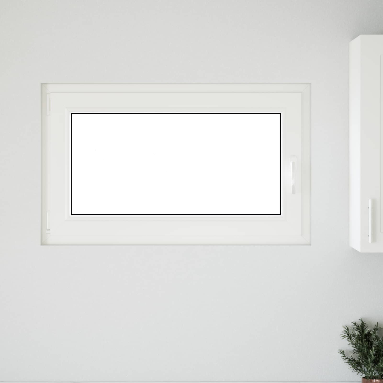 Okeno Do Suterénu Risor 100 X 60 Cm Pvc A Sklo Bílá