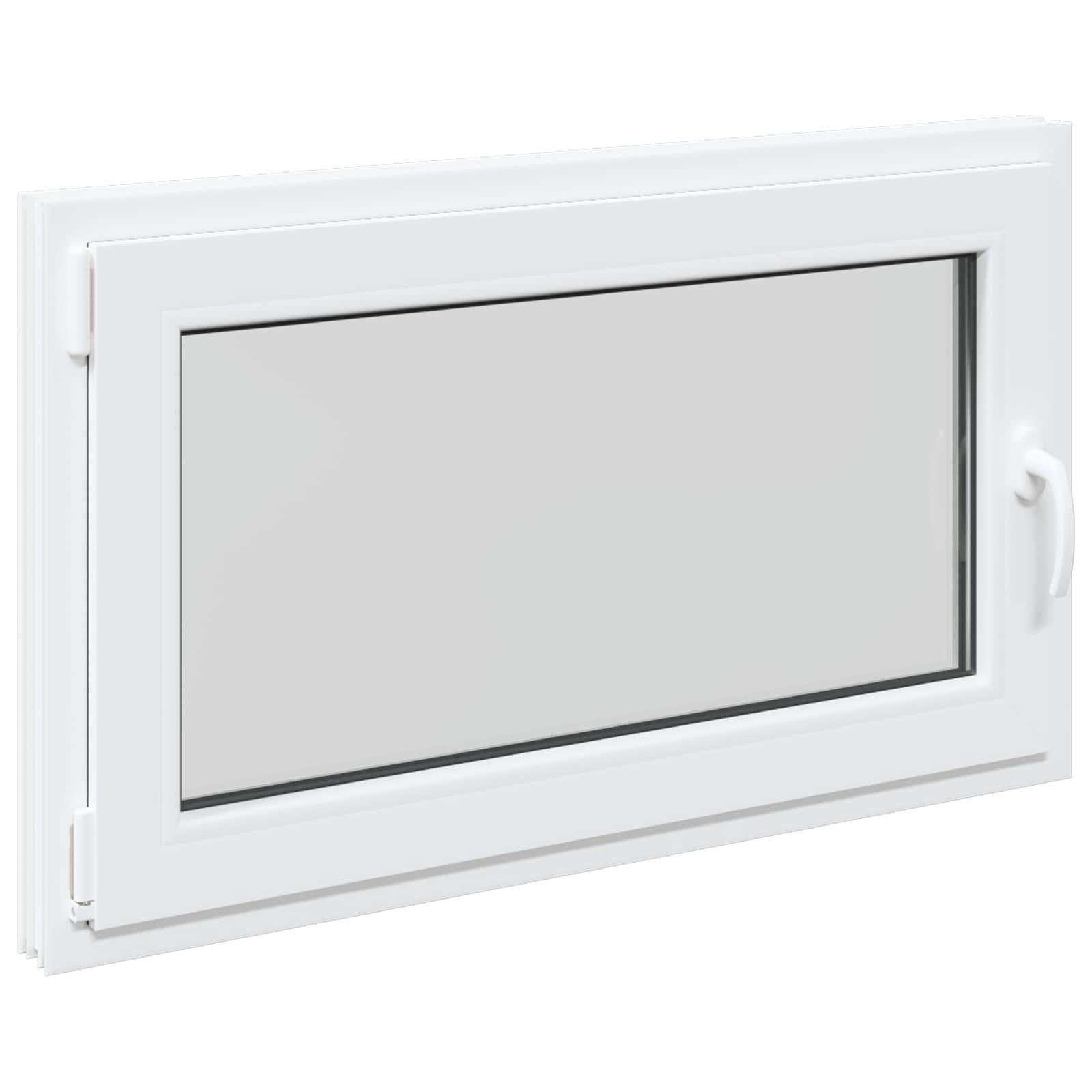 Okeno Do Suterénu Risor 100 X 60 Cm Pvc A Sklo Bílá