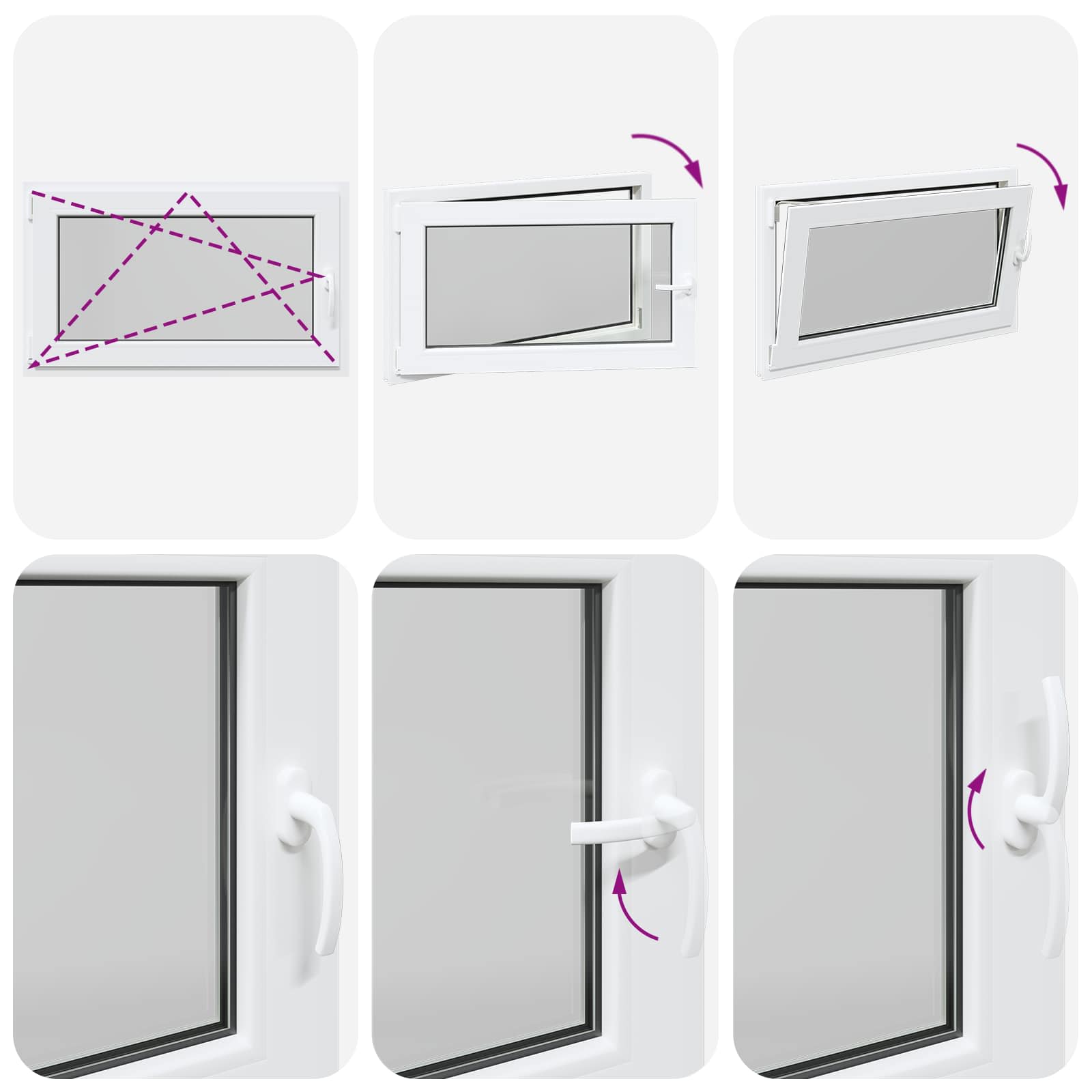 Okeno Do Suterénu Risor 100 X 60 Cm Pvc A Sklo Bílá
