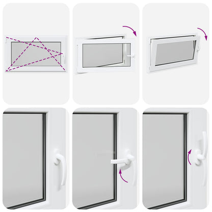 Okeno Do Suterénu Risor 100 X 60 Cm Pvc A Sklo Bílá