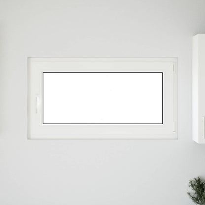 Okeno Do Suterénu Risor 110 X 60 Cm Pvc A Sklo Bílá