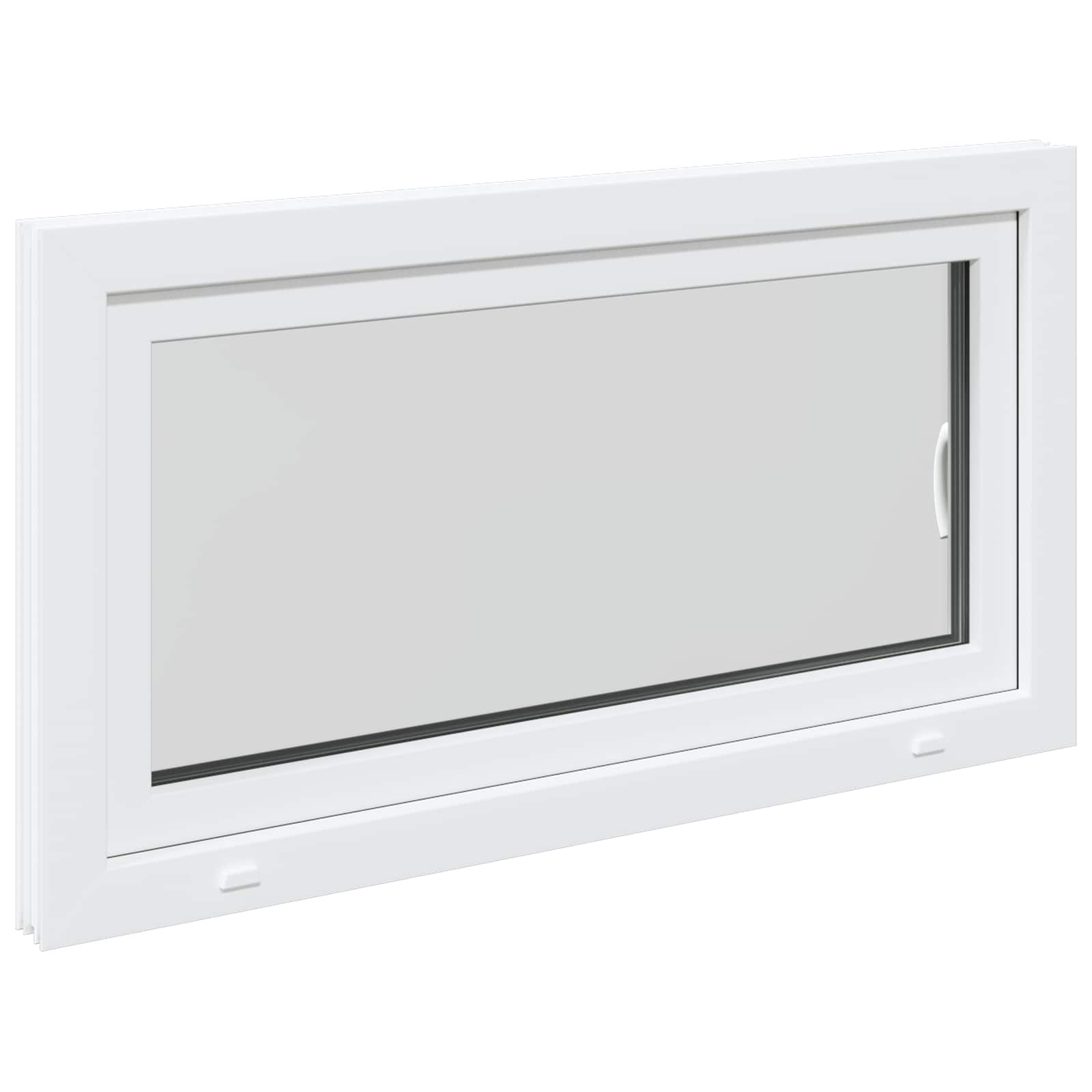 Okeno Do Suterénu Risor 110 X 60 Cm Pvc A Sklo Bílá