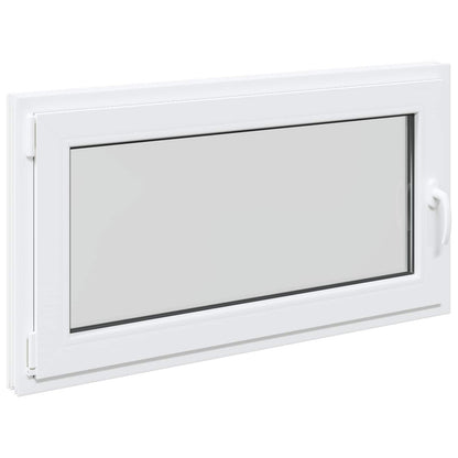 Okeno Do Suterénu Risor 110 X 60 Cm Pvc A Sklo Bílá