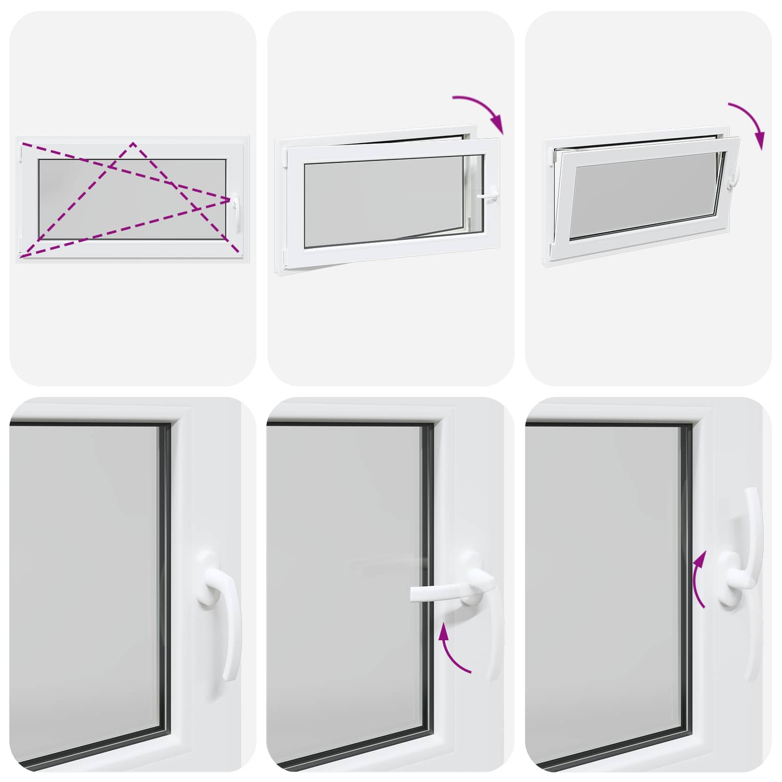 Okeno Do Suterénu Risor 110 X 60 Cm Pvc A Sklo Bílá