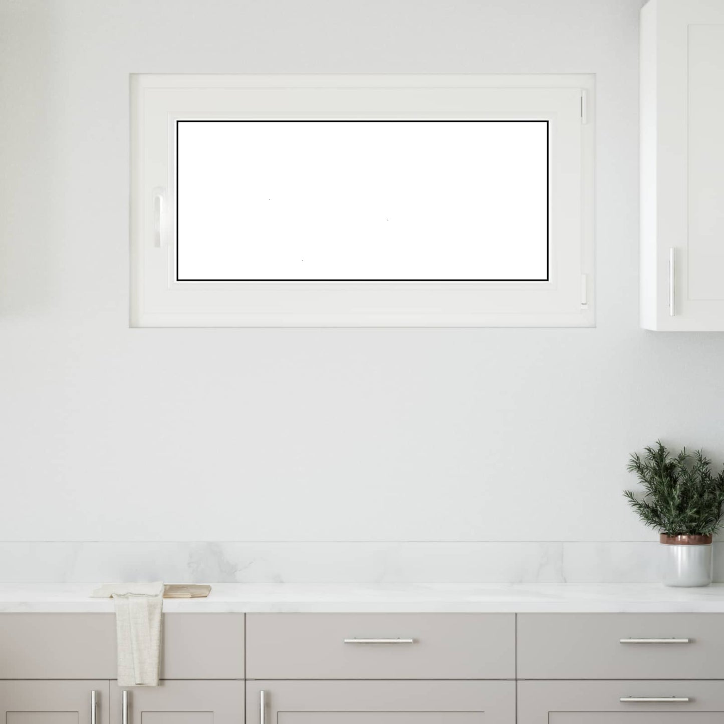 Okeno Do Suterénu Risor 110 X 70 Cm Pvc A Sklo Bílá