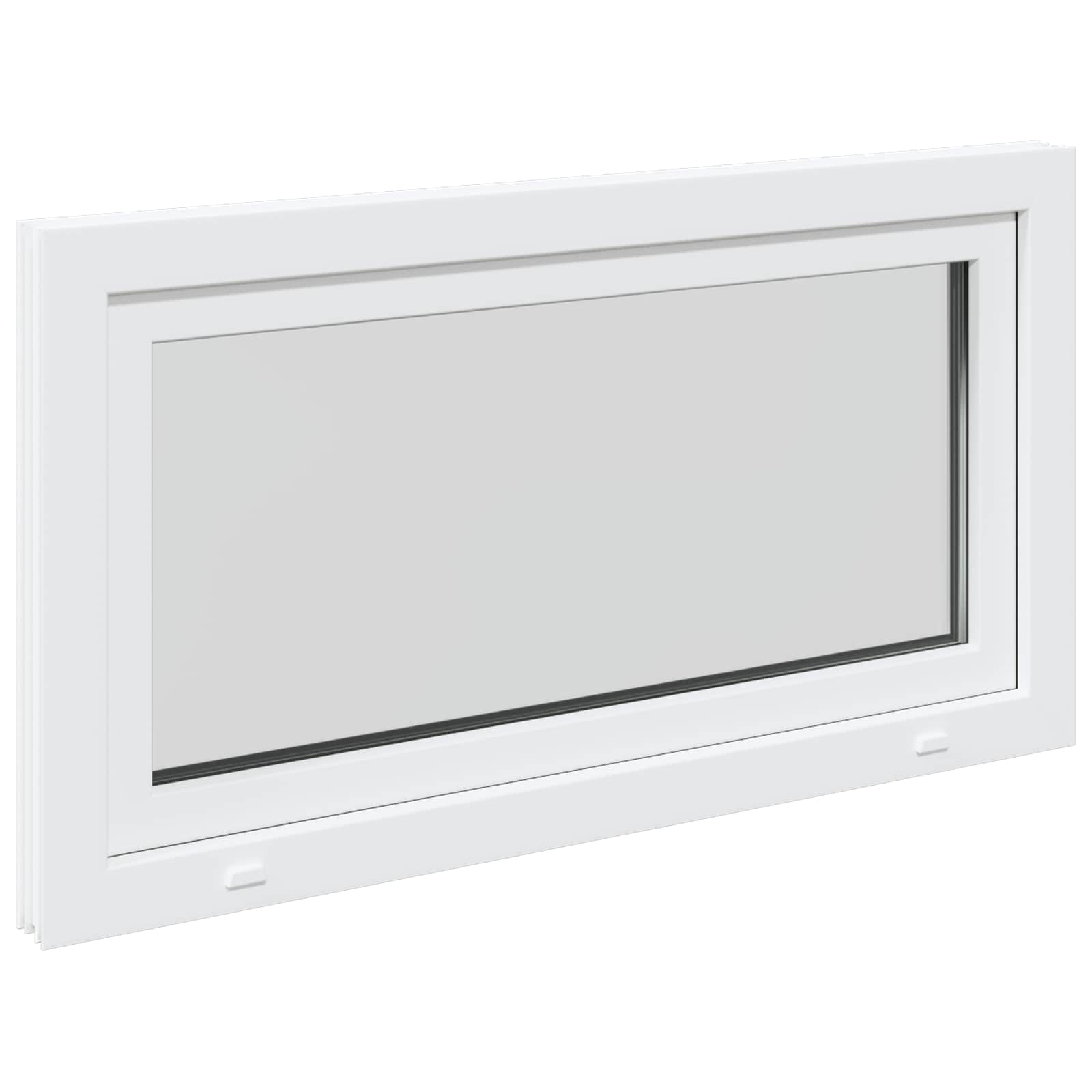 Okeno Do Suterénu Risor 110 X 70 Cm Pvc A Sklo Bílá