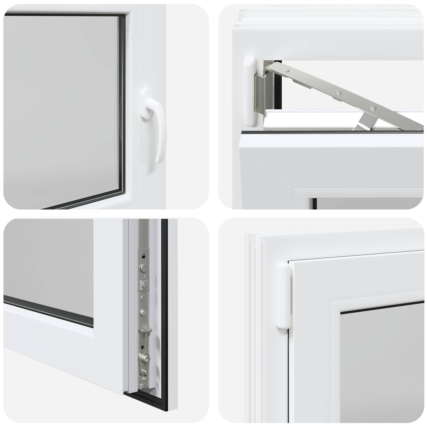 Okeno Do Suterénu Risor 120 X 60 Cm Pvc A Sklo Bílá