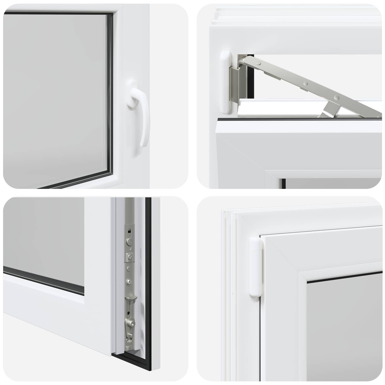 Okeno Do Suterénu Risor 120 X 60 Cm Pvc A Sklo Bílá