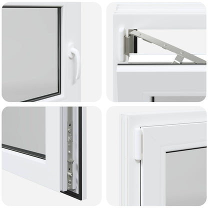 Okeno Do Suterénu Risor 120 X 60 Cm Pvc A Sklo Bílá