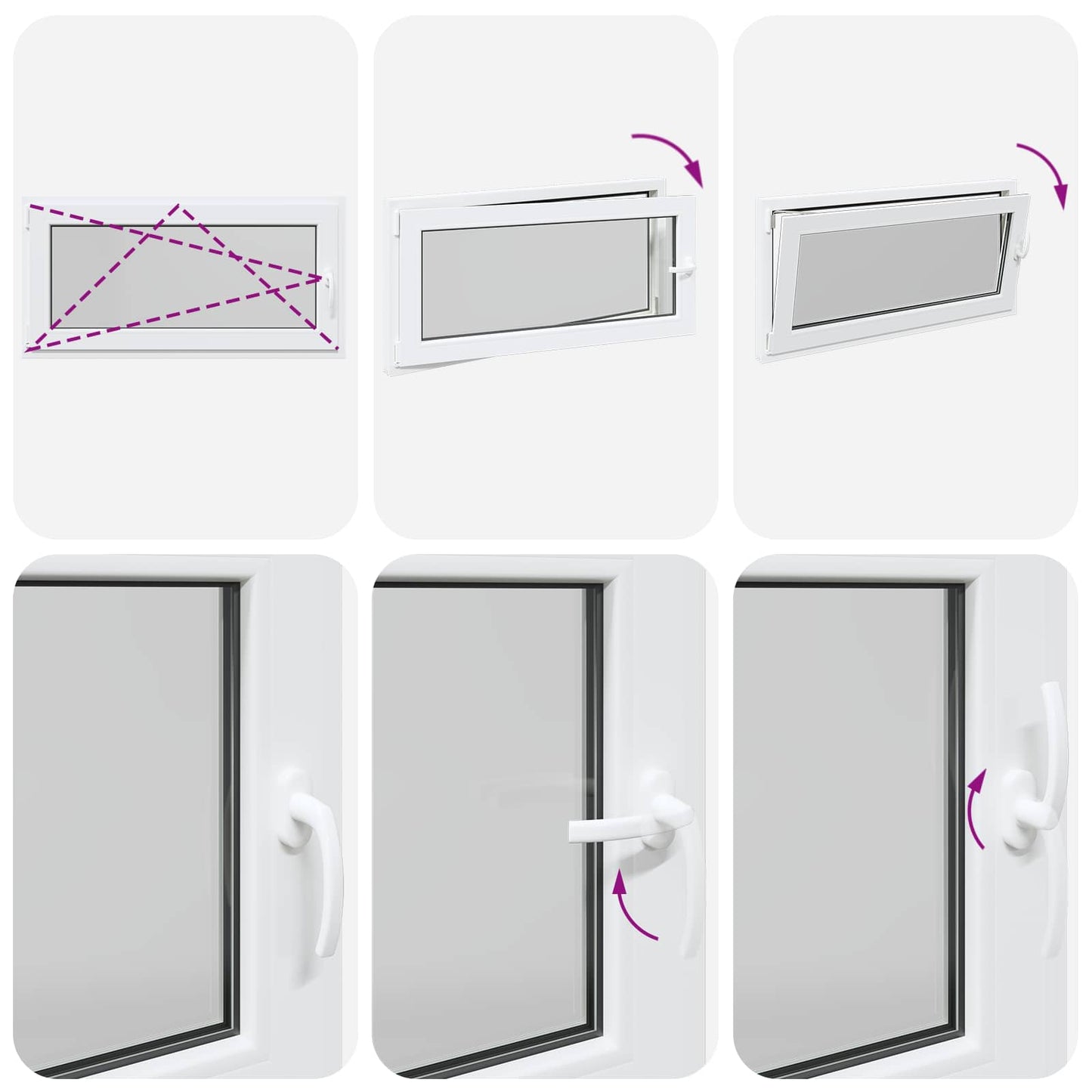 Okeno Do Suterénu Risor 120 X 60 Cm Pvc A Sklo Bílá