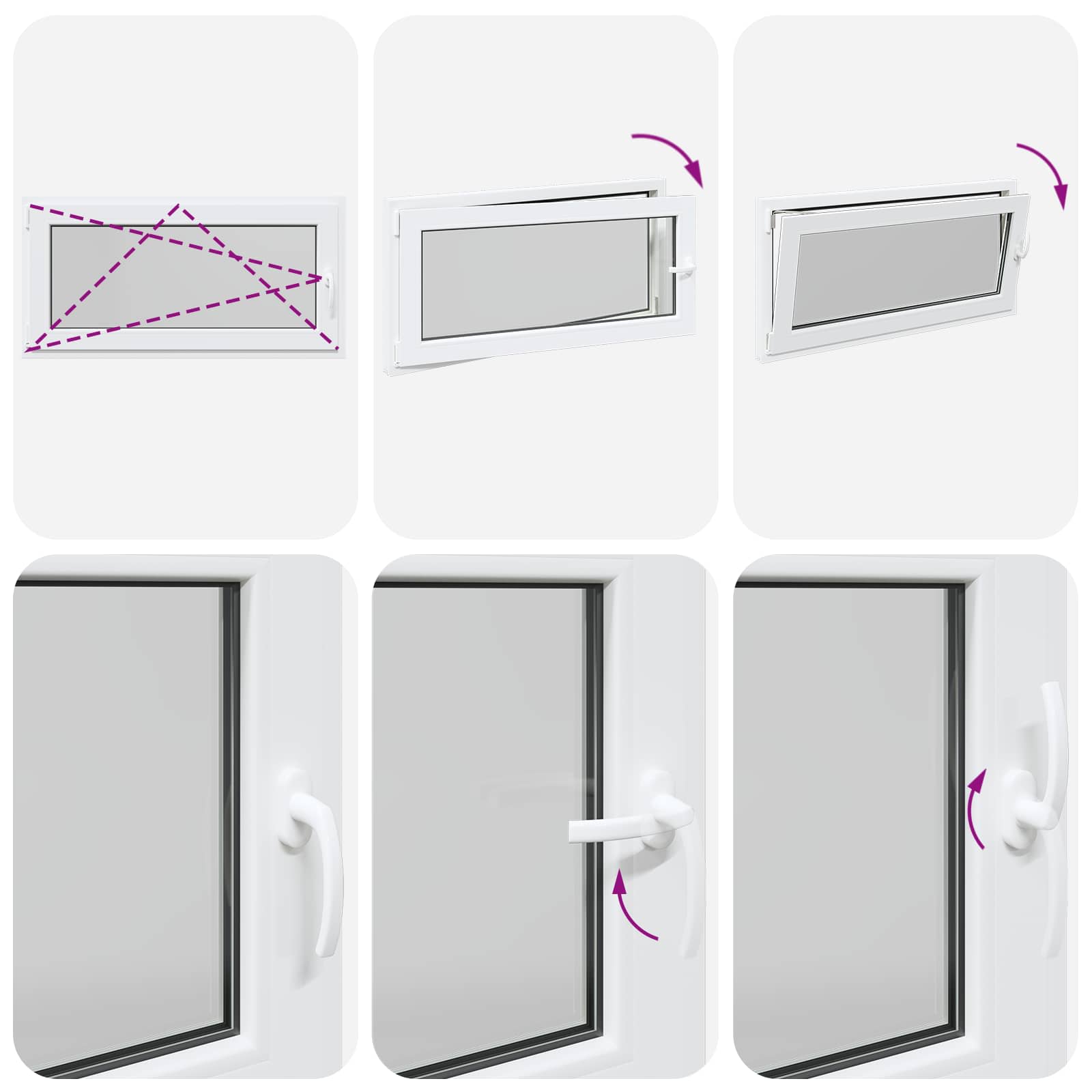 Okeno Do Suterénu Risor 120 X 60 Cm Pvc A Sklo Bílá