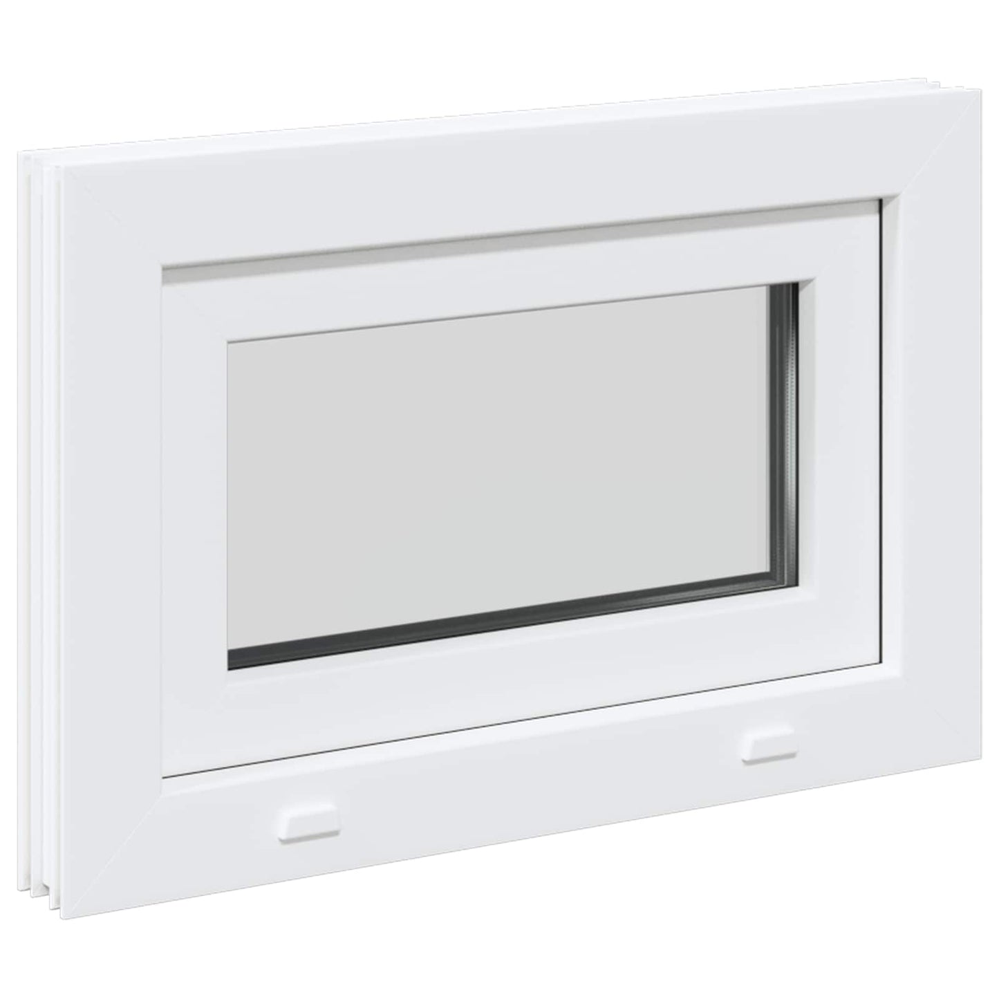 Okeno Do Suterénu Risor 60 X 40 Cm Pvc A Sklo Bílá