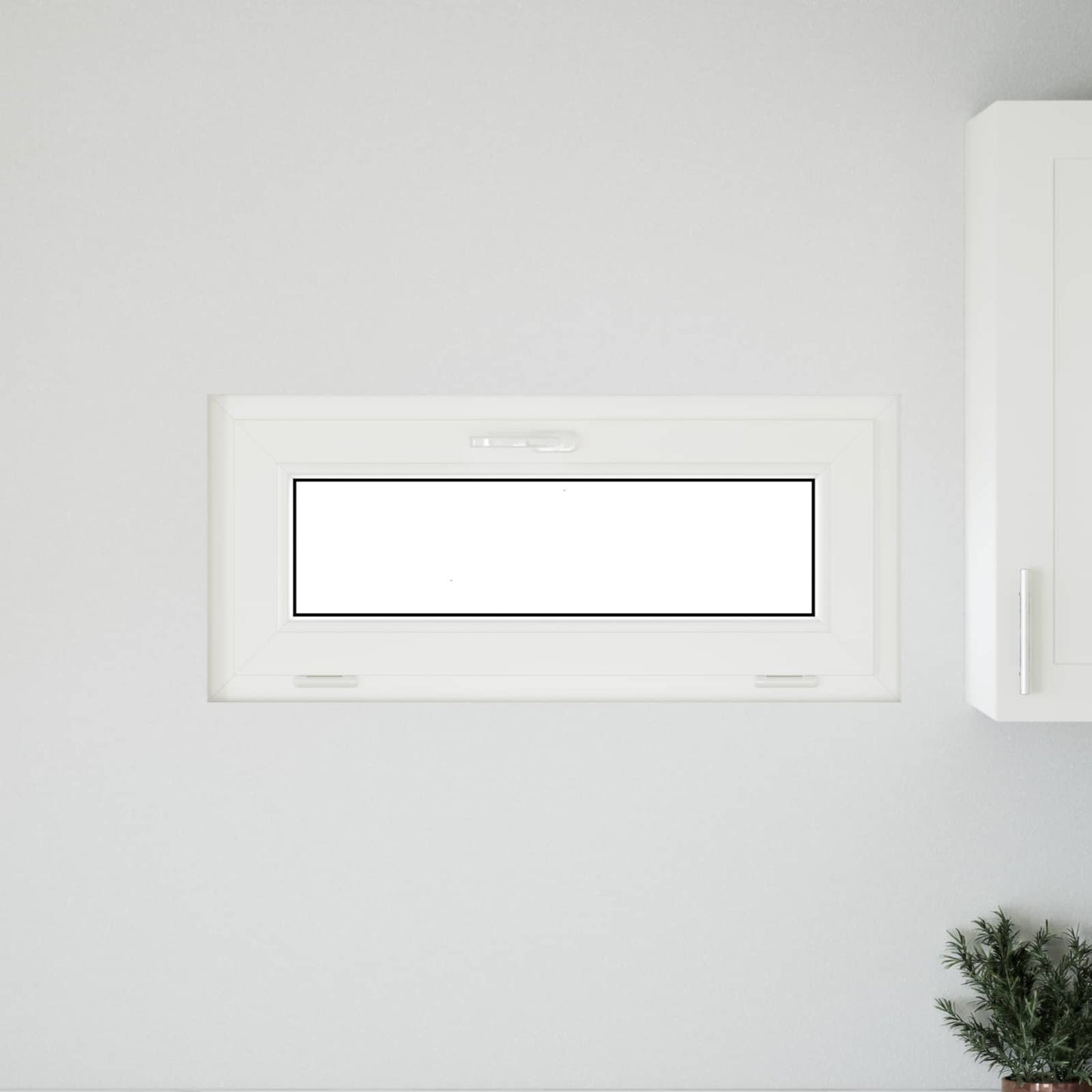 Okeno Do Suterénu Risor 90 X 40 Cm Pvc A Sklo Bílá