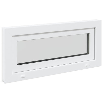 Okeno Do Suterénu Risor 90 X 40 Cm Pvc A Sklo Bílá