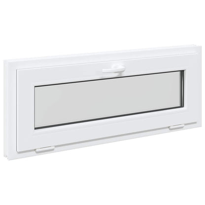 Okeno Do Suterénu Risor 100 X 40 Cm Pvc A Sklo Bílá