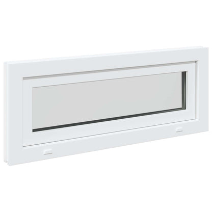 Okeno Do Suterénu Risor 100 X 40 Cm Pvc A Sklo Bílá