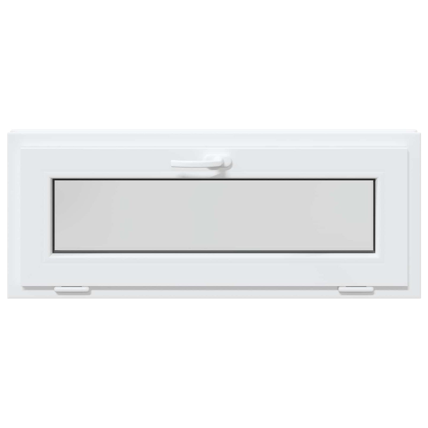 Okeno Do Suterénu Risor 100 X 40 Cm Pvc A Sklo Bílá