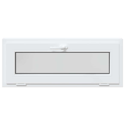 Okeno Do Suterénu Risor 100 X 40 Cm Pvc A Sklo Bílá