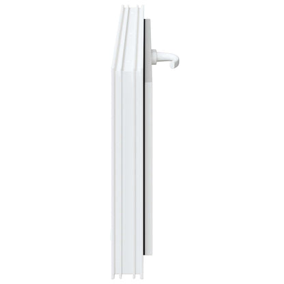 Okeno Do Suterénu Risor 100 X 40 Cm Pvc A Sklo Bílá