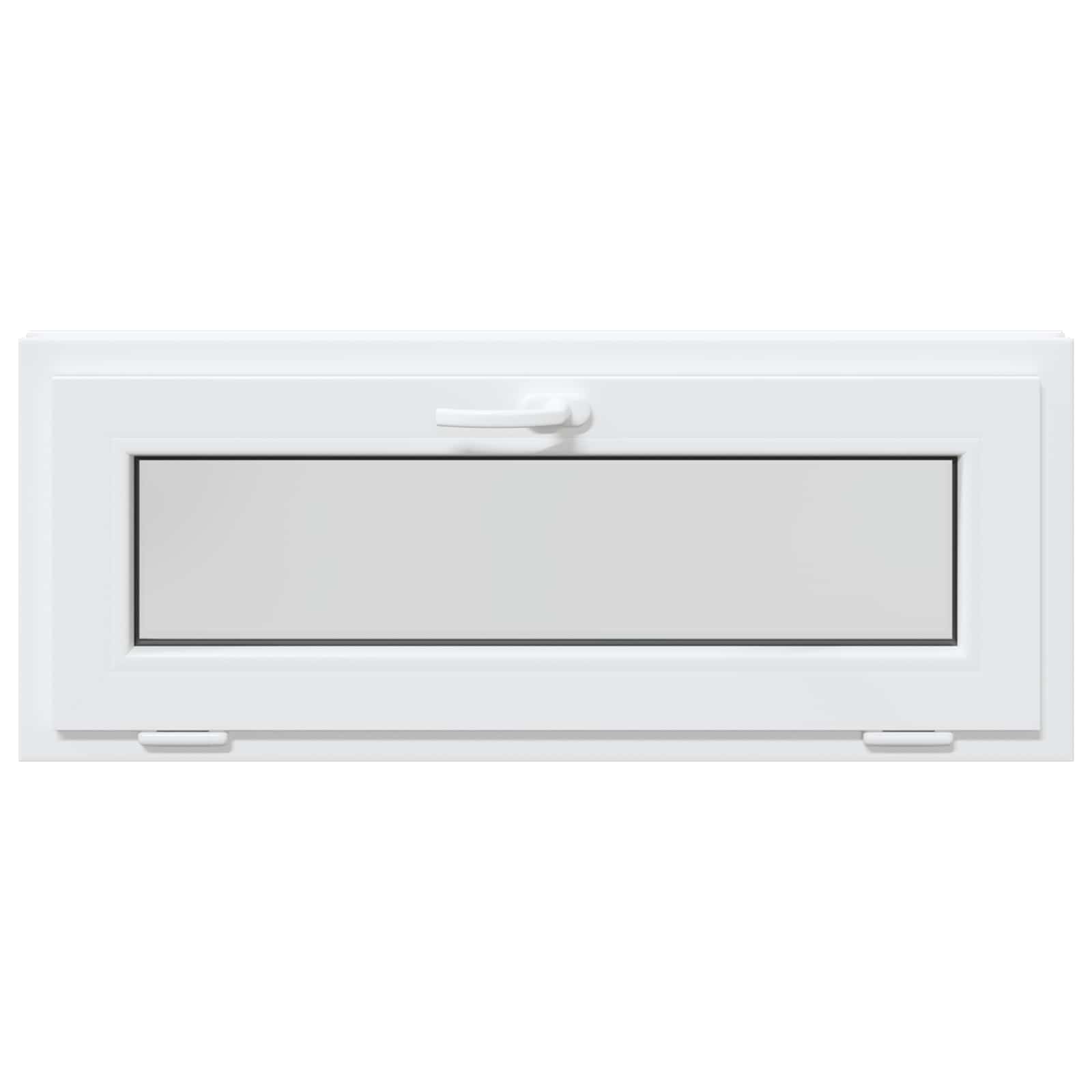 Okeno Do Suterénu Risor 110 X 40 Cm Pvc A Sklo Bílá