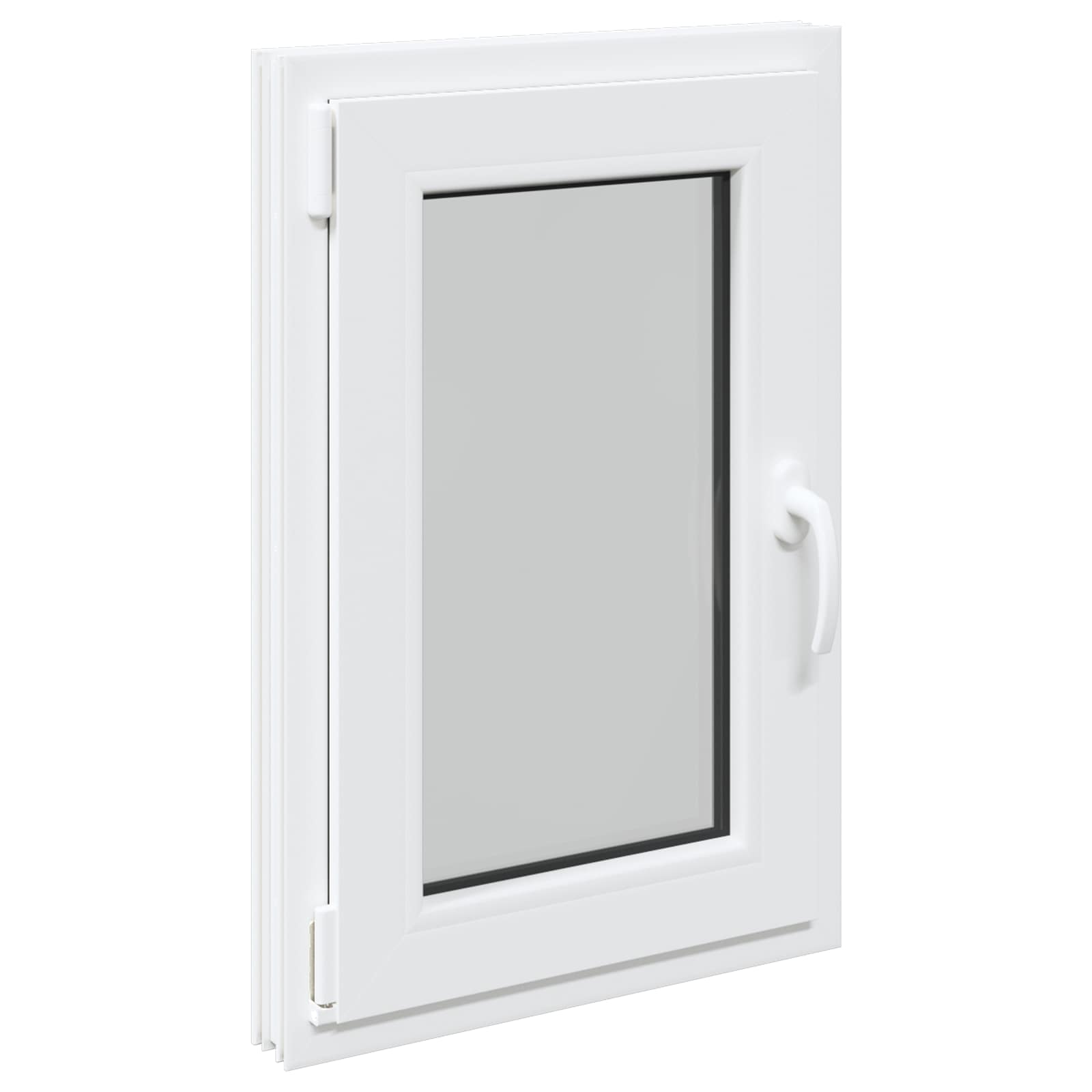 Okeno Do Suterénu Risor 50 X 75 Cm Pvc A Sklo Bílá