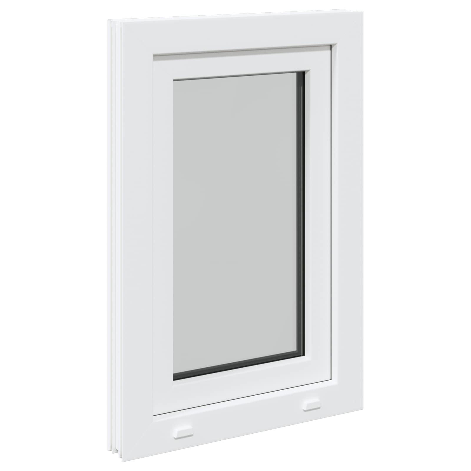 Okeno Do Suterénu Risor 50 X 75 Cm Pvc A Sklo Bílá