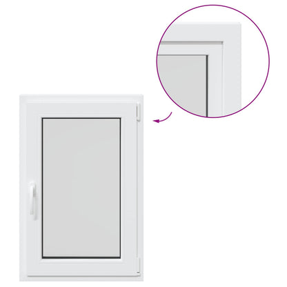 Okeno Do Suterénu Risor 60 X 100 Cm Pvc A Sklo Bílá