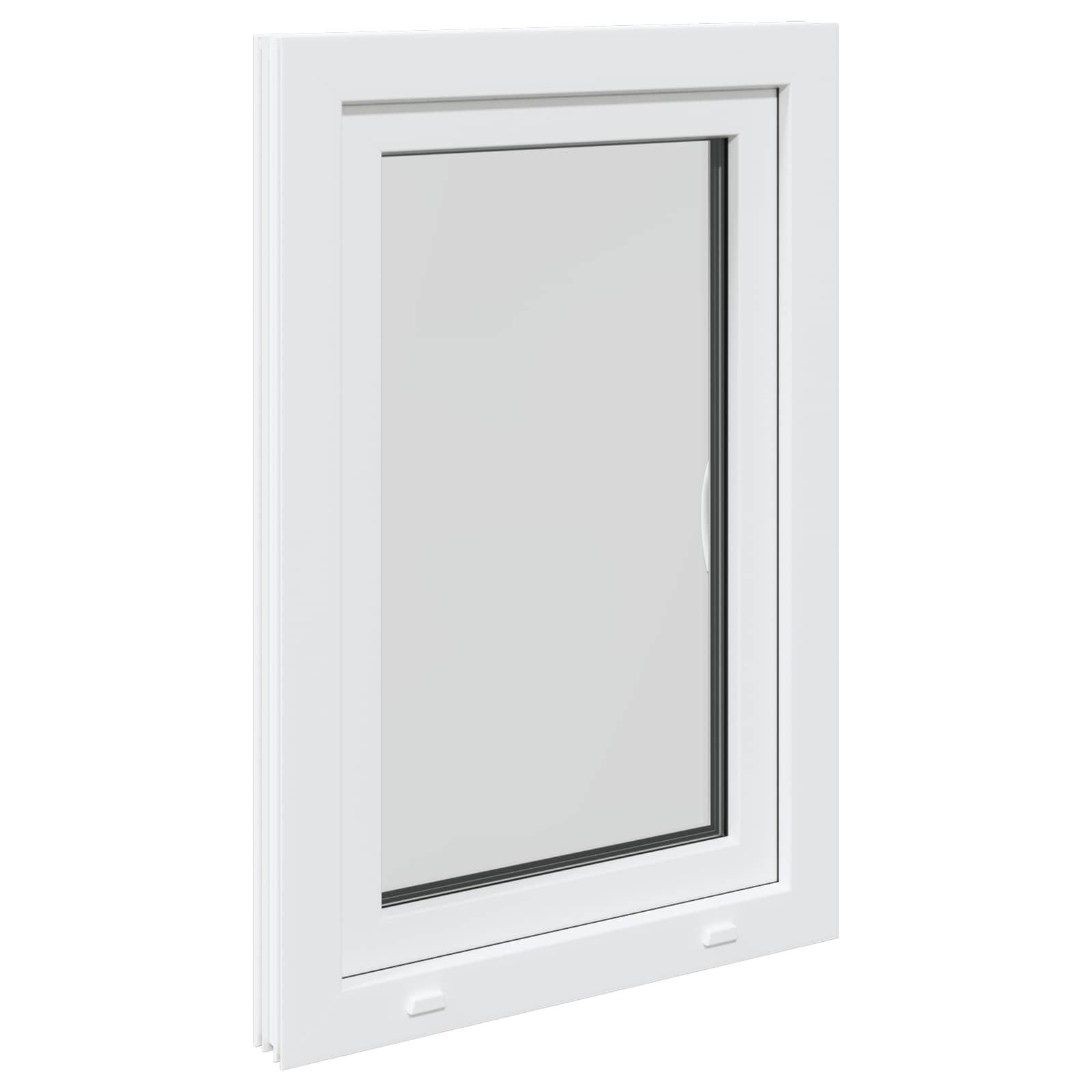 Okeno Do Suterénu Risor 60 X 100 Cm Pvc A Sklo Bílá