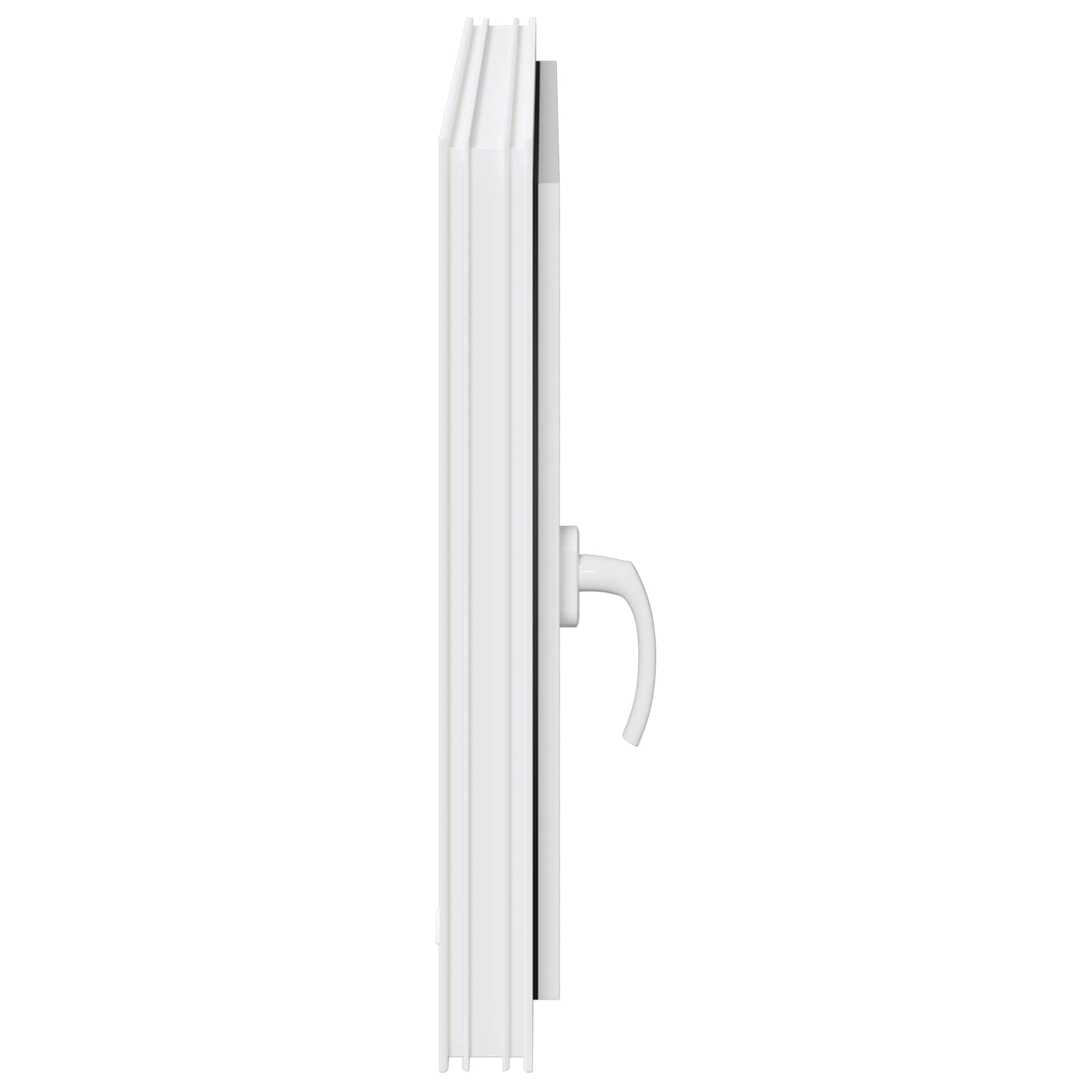 Okeno Do Suterénu Risor 80 X 50 Cm Pvc A Sklo Bílá