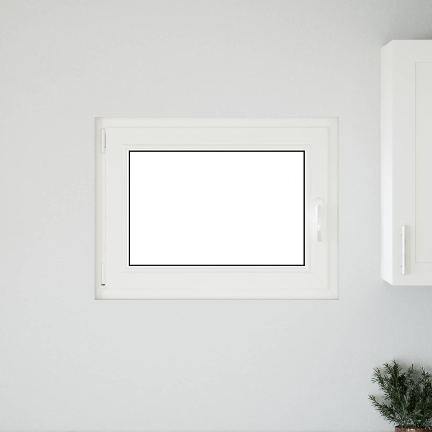 Okeno Do Suterénu Risor 80 X 50 Cm Pvc A Sklo Bílá