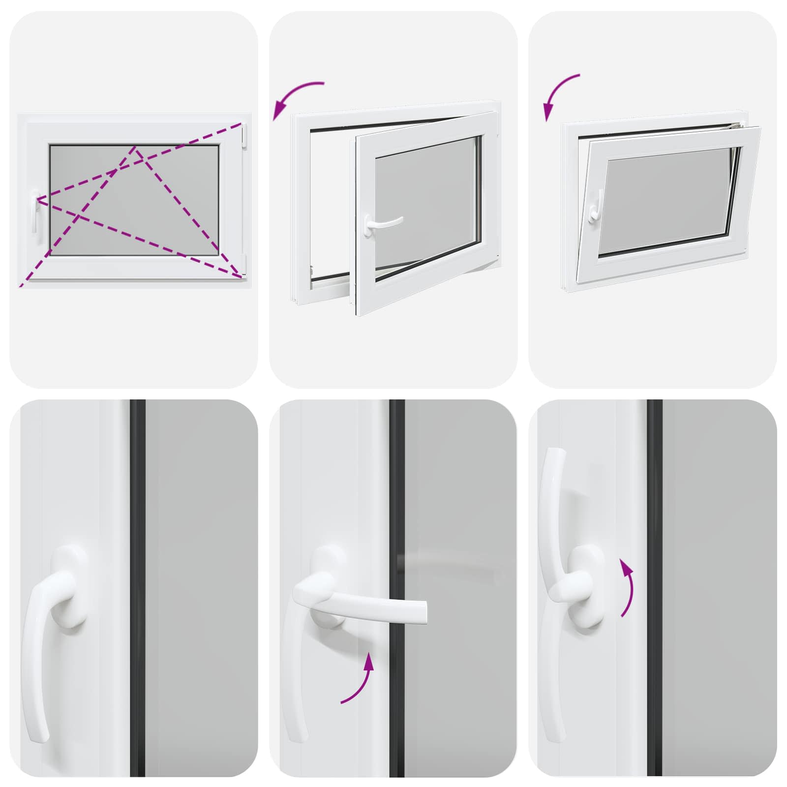 Okeno Do Suterénu Risor 80 X 60 Cm Pvc A Sklo Bílá