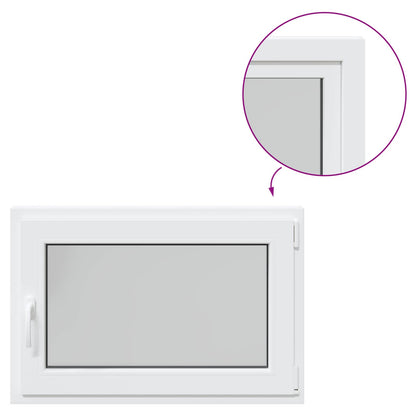 Okeno Do Suterénu Risor 90 X 60 Cm Pvc A Sklo Bílá