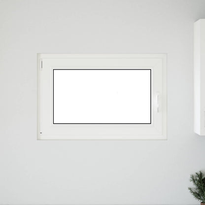 Okeno Do Suterénu Risor 100 X 50 Cm Pvc A Sklo Bílá