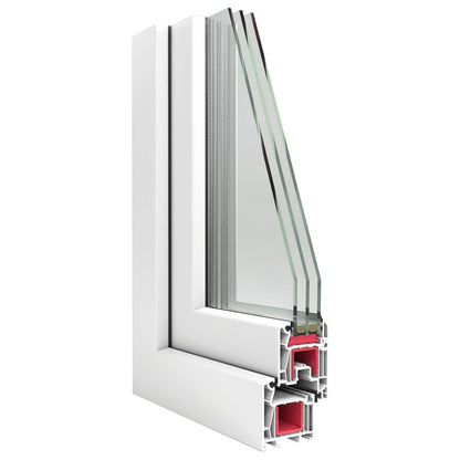Okeno Do Suterénu Risor 100 X 50 Cm Pvc A Sklo Bílá