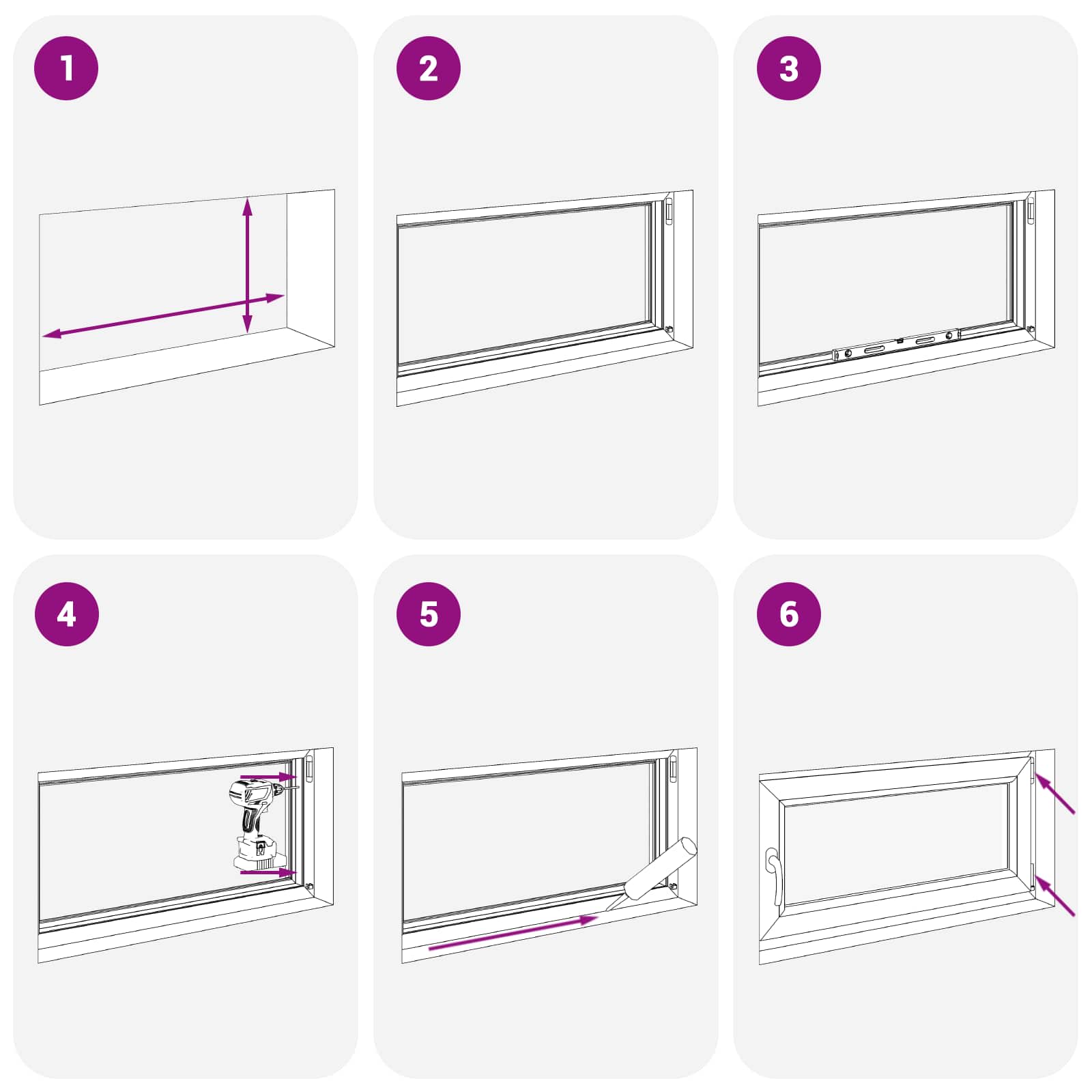 Okeno Do Suterénu Risor 100 X 50 Cm Pvc A Sklo Bílá