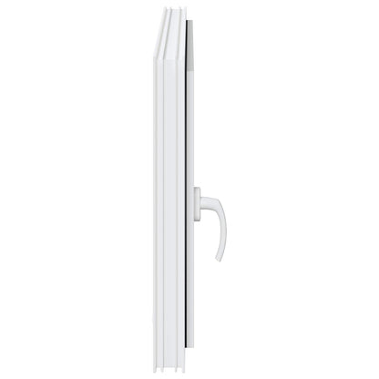 Okeno Do Suterénu Risor 100 X 70 Cm Pvc A Sklo Bílá