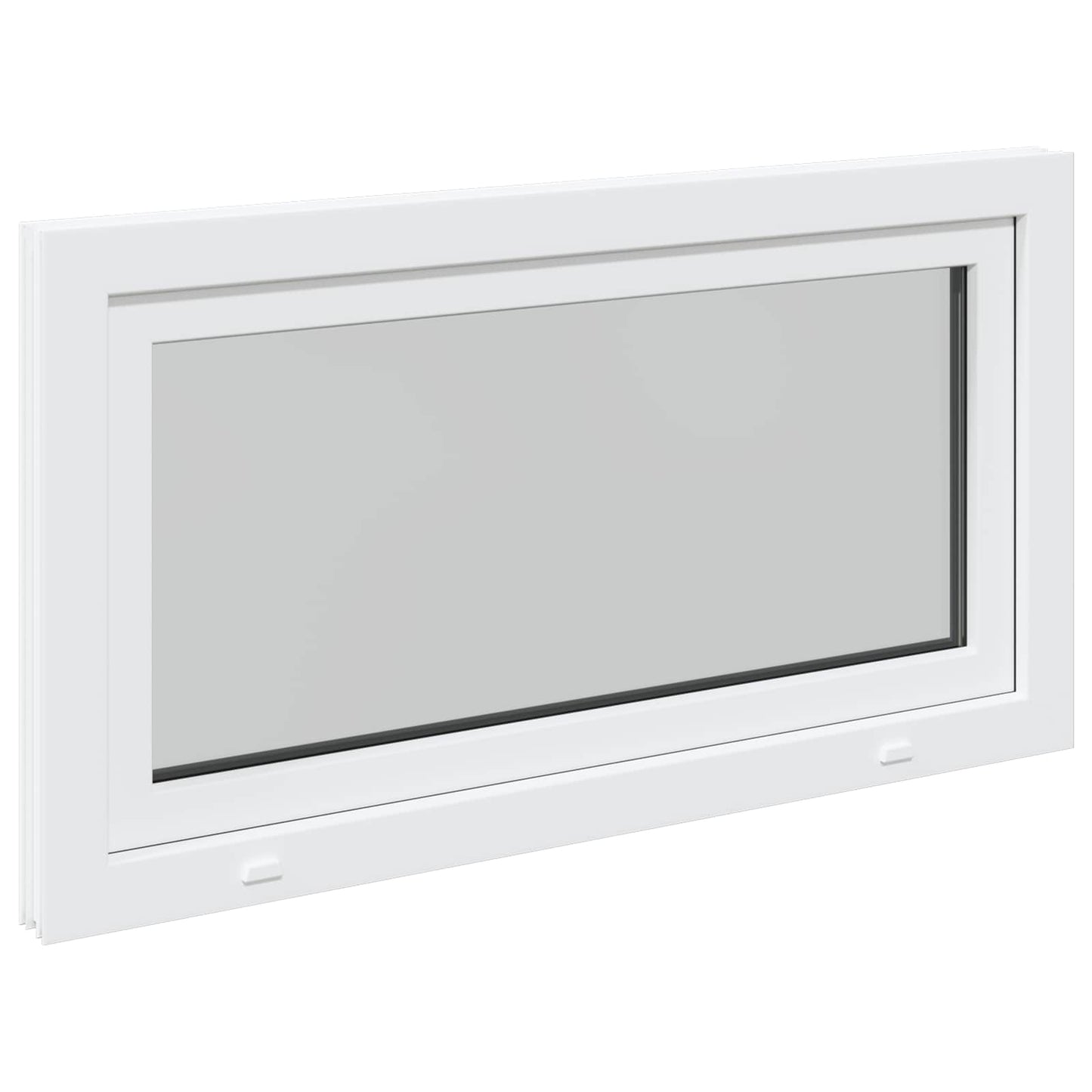 Okeno Do Suterénu Risor 110 X 50 Cm Pvc A Sklo Bílá