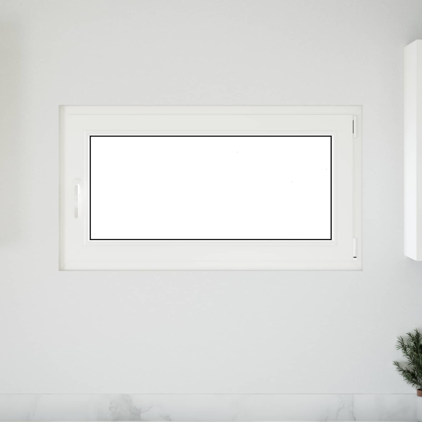 Okeno Do Suterénu Risor 110 X 70 Cm Pvc A Sklo Bílá