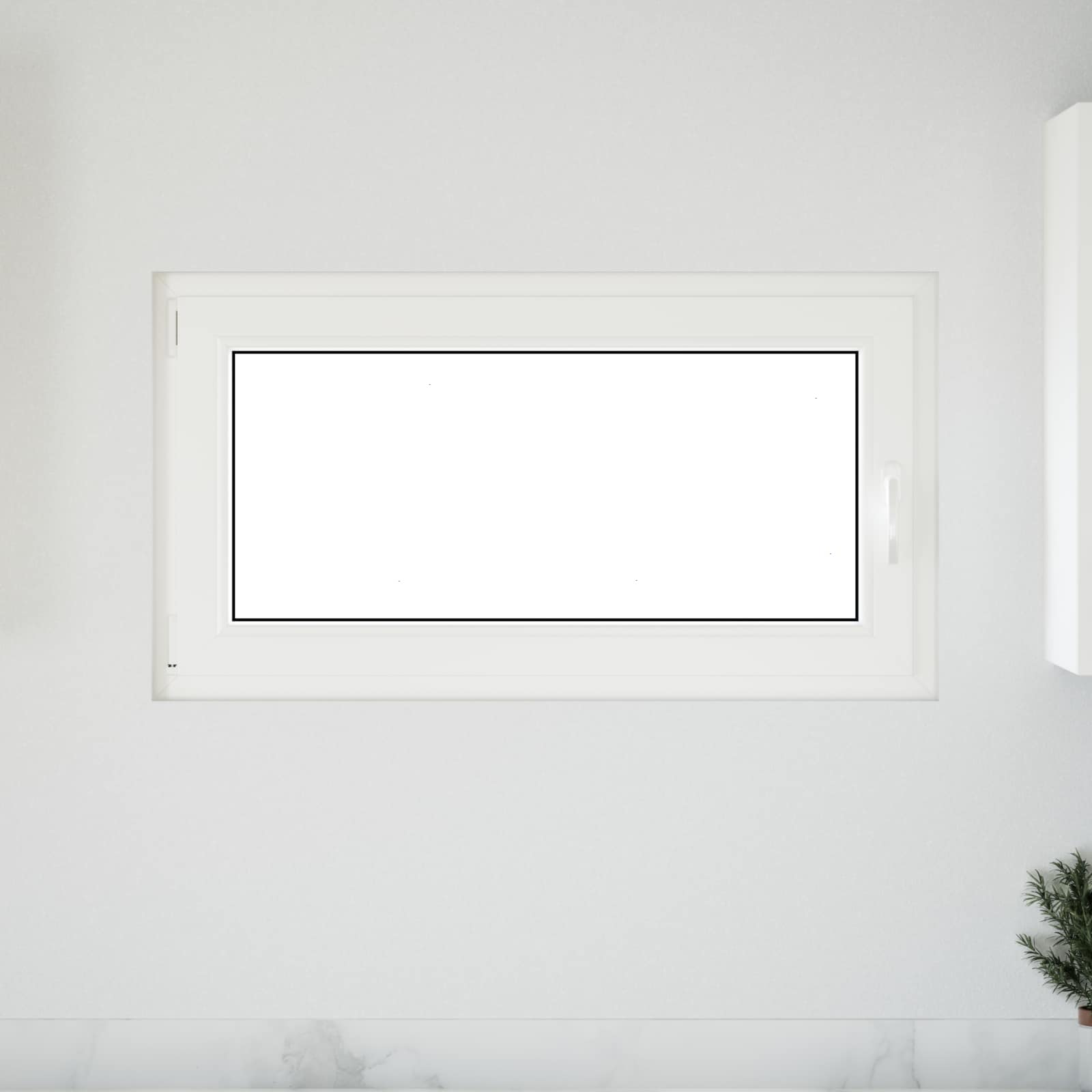 Okeno Do Suterénu Risor 110 X 70 Cm Pvc A Sklo Bílá