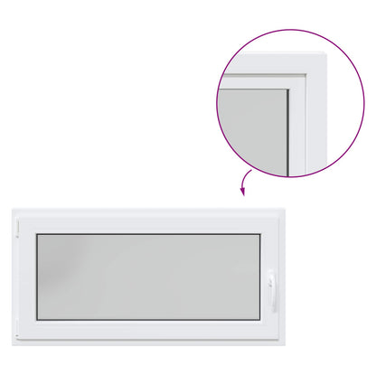 Okeno Do Suterénu Risor 120 X 60 Cm Pvc A Sklo Bílá
