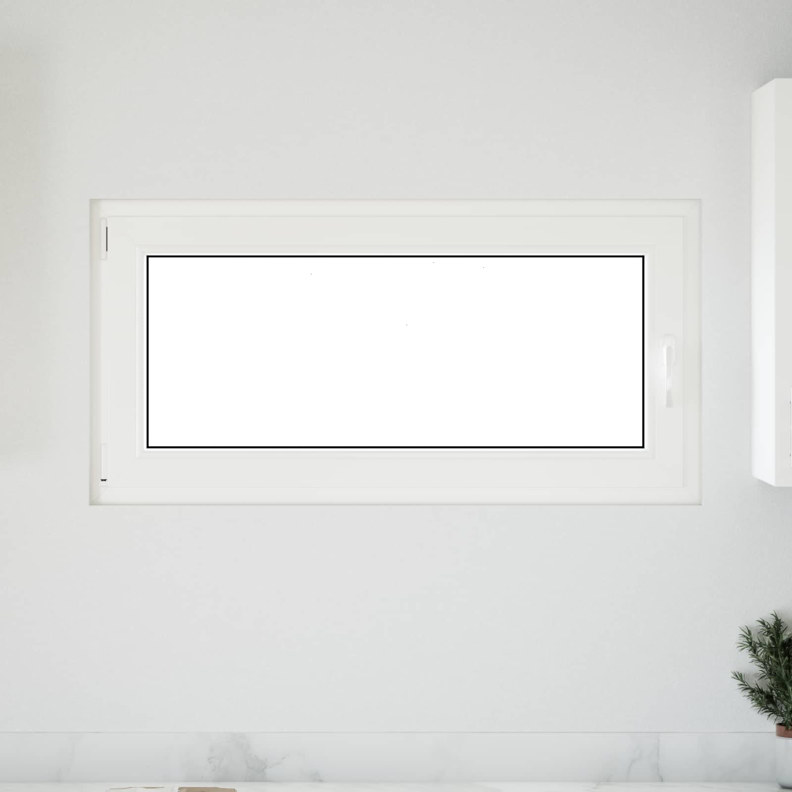 Okeno Do Suterénu Risor 120 X 60 Cm Pvc A Sklo Bílá