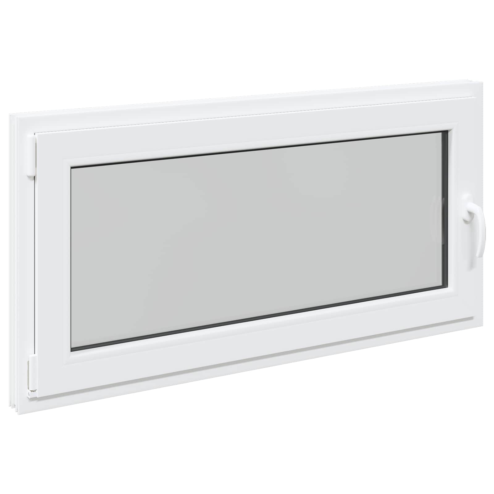 Okeno Do Suterénu Risor 120 X 60 Cm Pvc A Sklo Bílá
