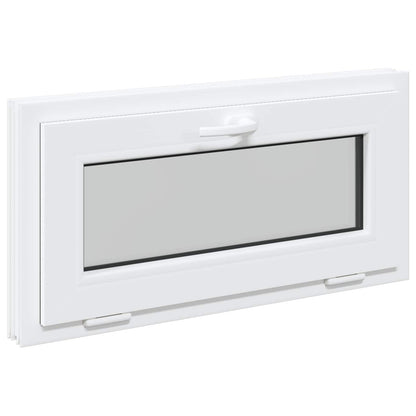 Okeno Do Suterénu Risor 80 X 40 Cm Pvc A Sklo Bílá
