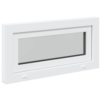 Okeno Do Suterénu Risor 80 X 40 Cm Pvc A Sklo Bílá