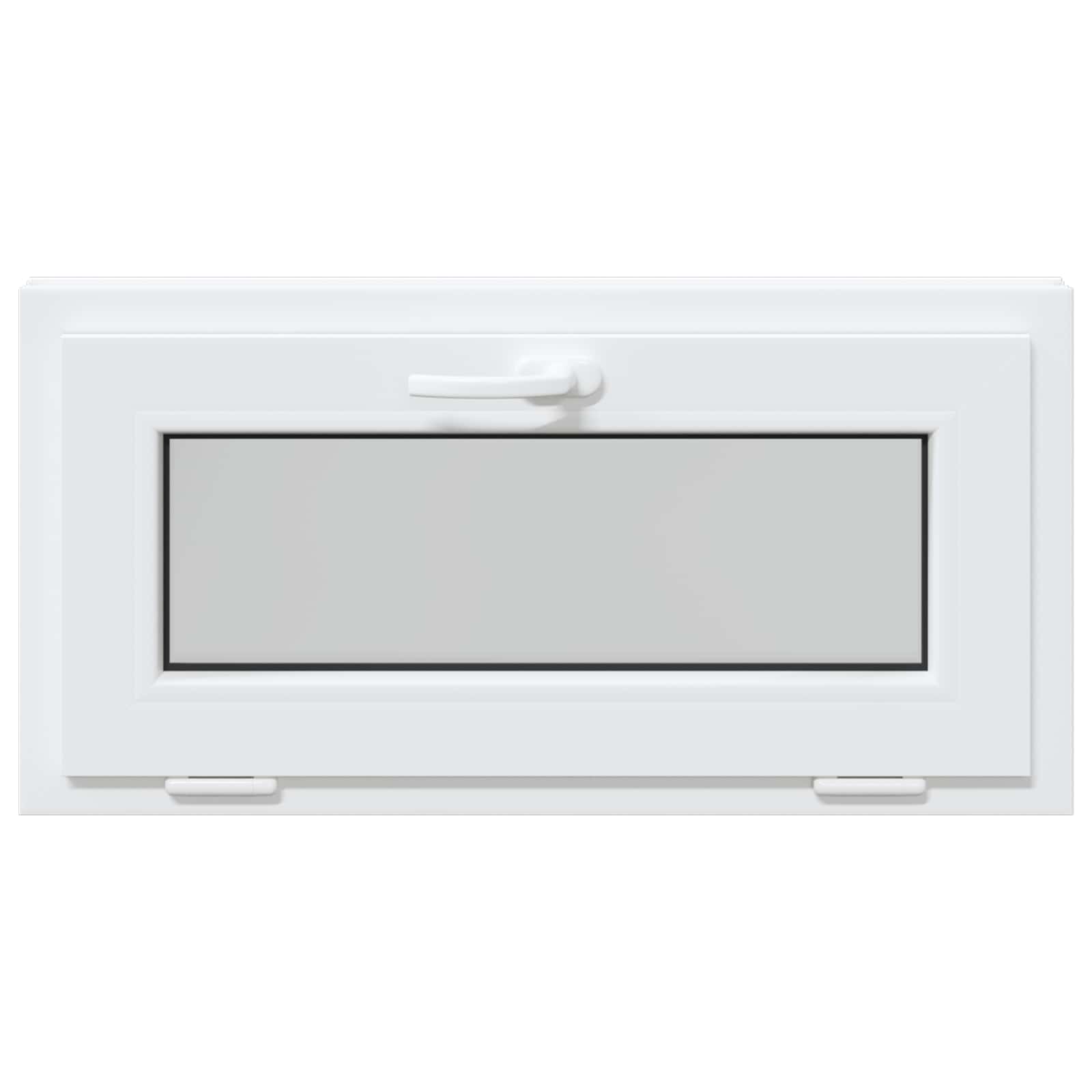 Okeno Do Suterénu Risor 80 X 40 Cm Pvc A Sklo Bílá