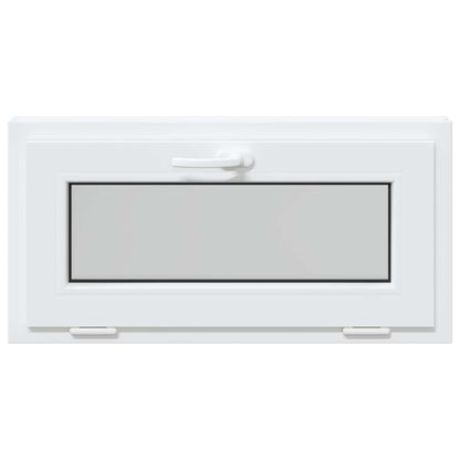Okeno Do Suterénu Risor 80 X 40 Cm Pvc A Sklo Bílá