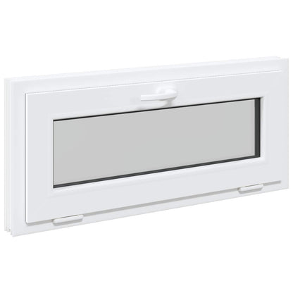 Okeno Do Suterénu Risor 90 X 40 Cm Pvc A Sklo Bílá