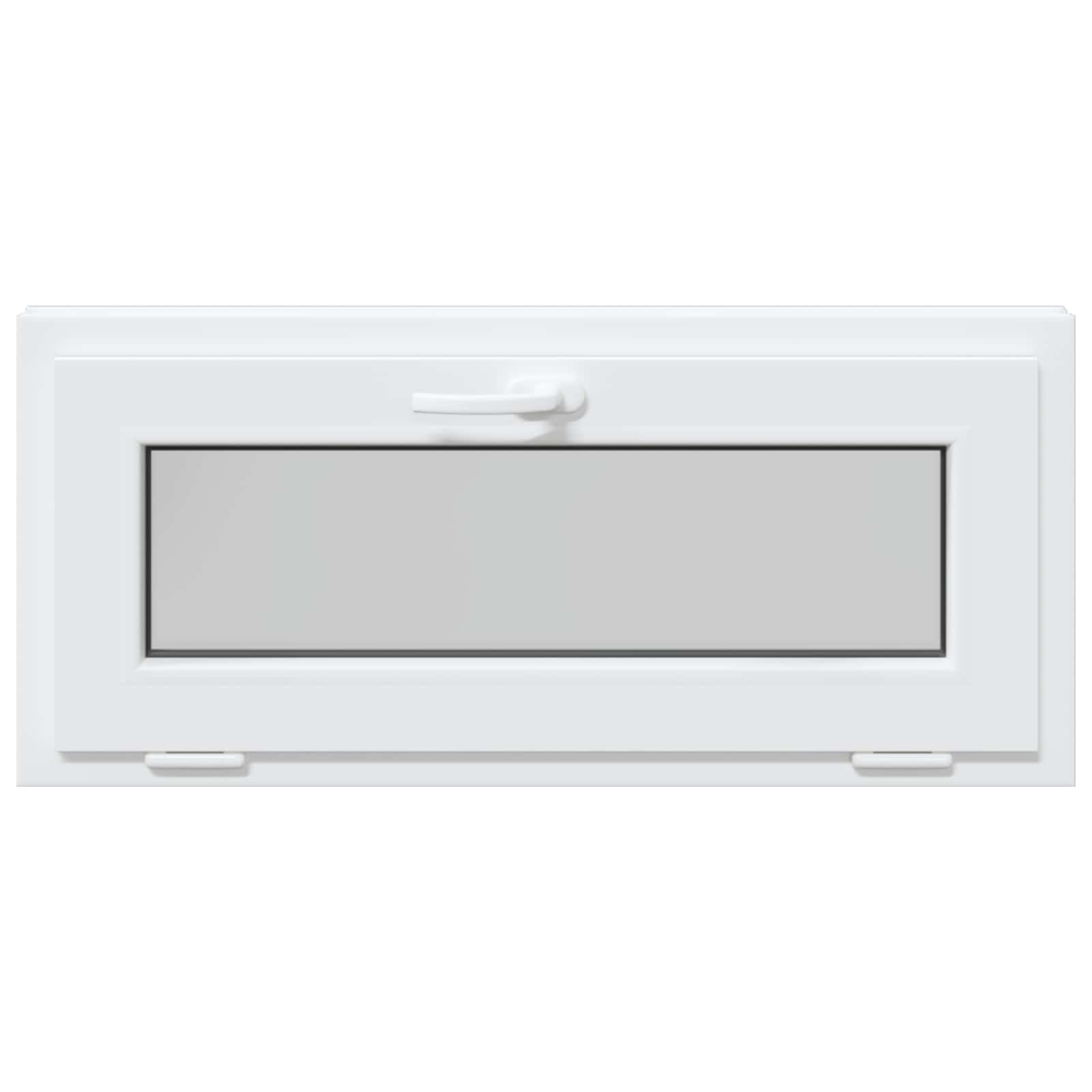 Okeno Do Suterénu Risor 90 X 40 Cm Pvc A Sklo Bílá