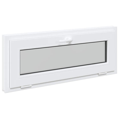 Okeno Do Suterénu Risor 110 X 40 Cm Pvc A Sklo Bílá